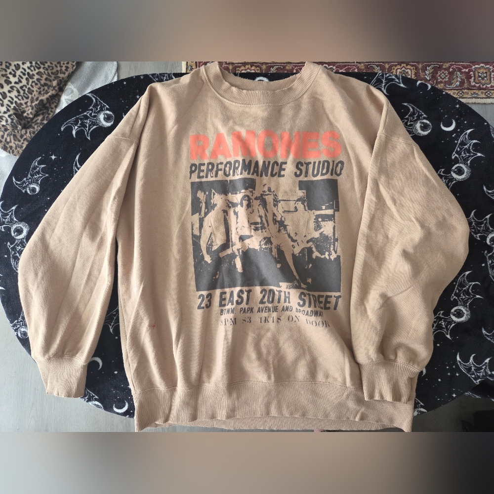American Eagle Outfitters Ramones Oversized Sweatshirt